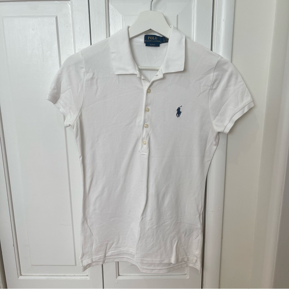 Ralph Lauren White Polo Shirt